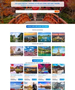 Top mẫu website du lịch đẹp và độc đáo