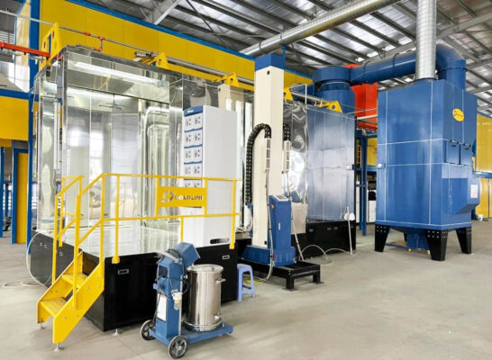 Gia công sơn tĩnh điện là bước hoàn thiện không thể thiếu trong sản xuất cơ khí